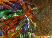 Franz Marc The Fate of the Animals, 1913 Germany oil painting artist
